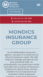 Mobile Screenshot of mondicsinsurance.com