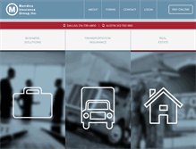 Tablet Screenshot of mondicsinsurance.com